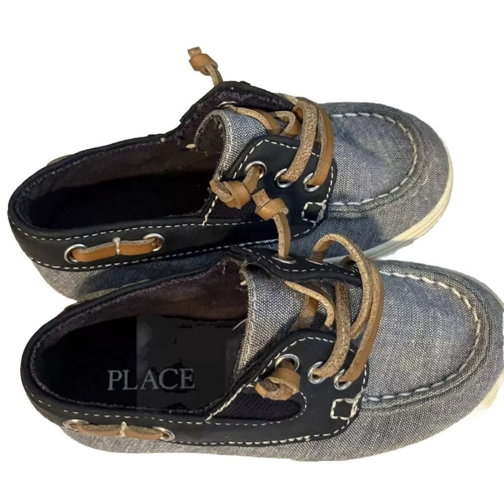 Denim Boat Shoes Toddlers Size 7 - Picture 3 of 3